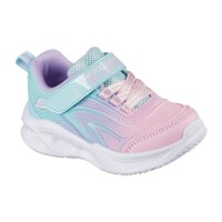 Skechers Sneaker Με Φωτάκια 303713N_AQMT Aqua Ροζ