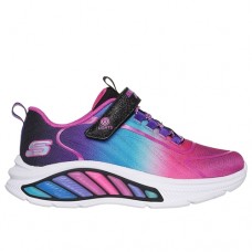 Skechers Sneaker Lighted Bungee 303721L_BKMT Μαύρο Πολύχρωμο