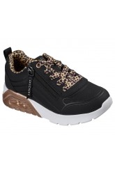 Skechers Sneaker Uno Lite 2.0 Leopard Stride 310708L_BLK Μαύρο