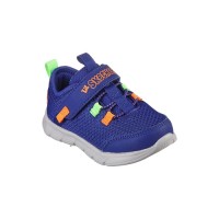 Skechers Sneaker Comfy Flez-Ruzo 407303N Μπλε Πορτοκαλί