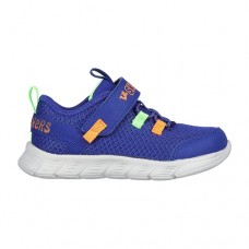 Skechers Sneaker Comfy Flez-Ruzo 407303N Μπλε Πορτοκαλί