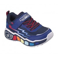 Skechers Sneaker Με Φωτάκια Lil Storm Scene 407632NC_RYL Μπλε