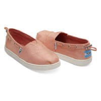 Toms Coral Pink Shimmer 10013611 Κοραλί Εσπαντρίγιες Casual